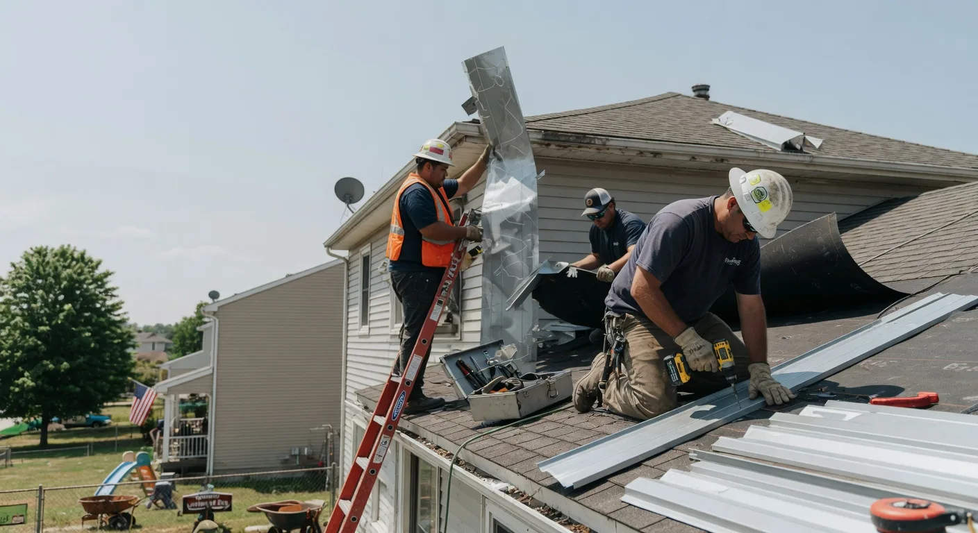 Storm Damage Metal Roof Repair in Thompson Ridge, NY